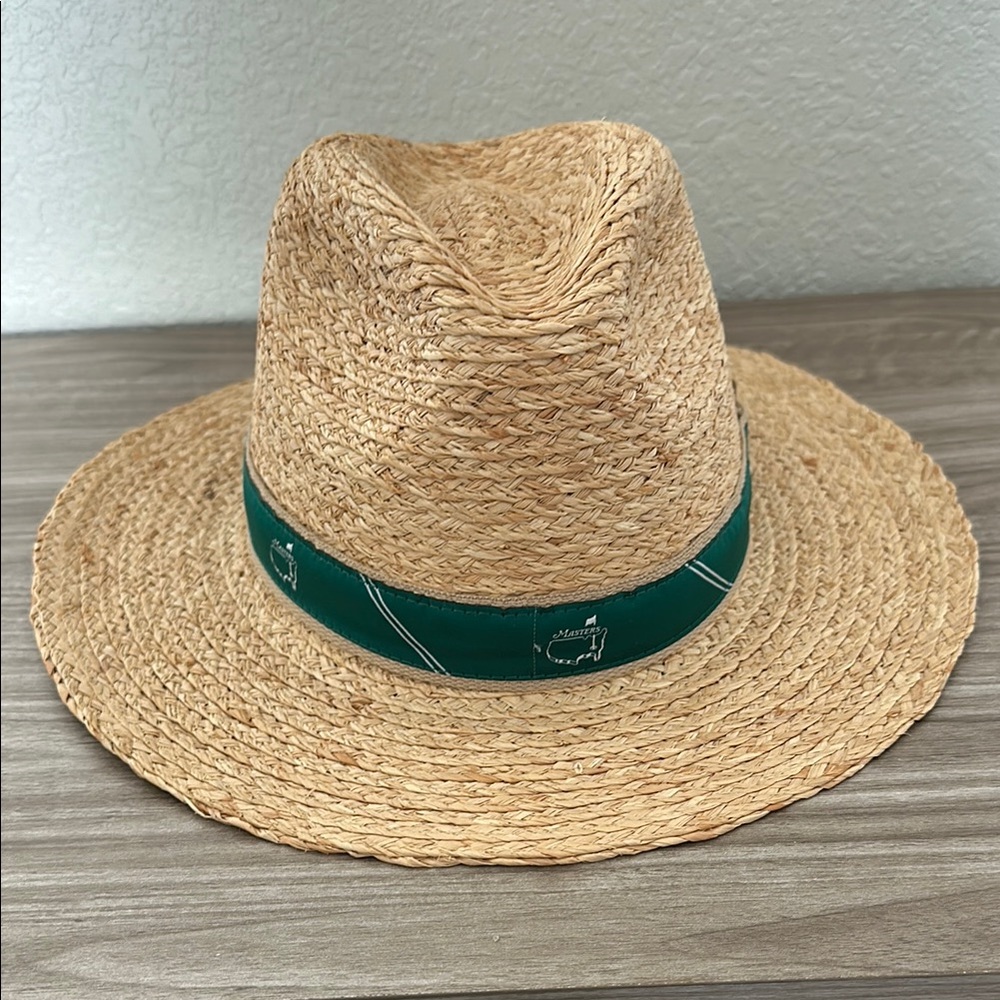 2023 Masters Tournament Straw Hat with Iconic Masters Logo Green Band